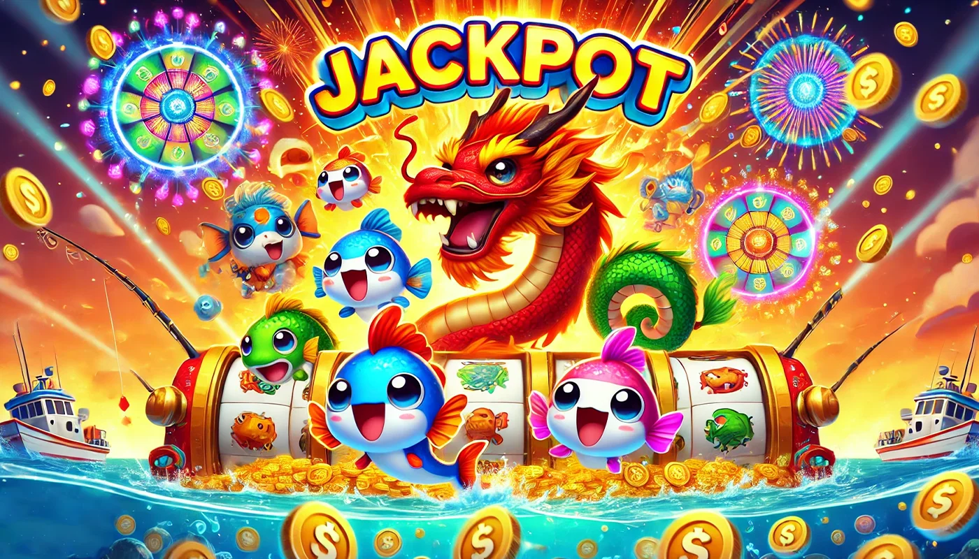 เกมยิงปลา 168ace – แจ็คพอตแตกง่าย ปลาน่ารักและมังกรพร้อมเหรียญทองพุ่งกระจาย